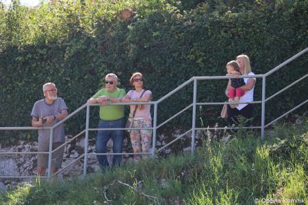 Začasni most v Stranjah povezal levi in desni breg Kamniške Bistrice (16)